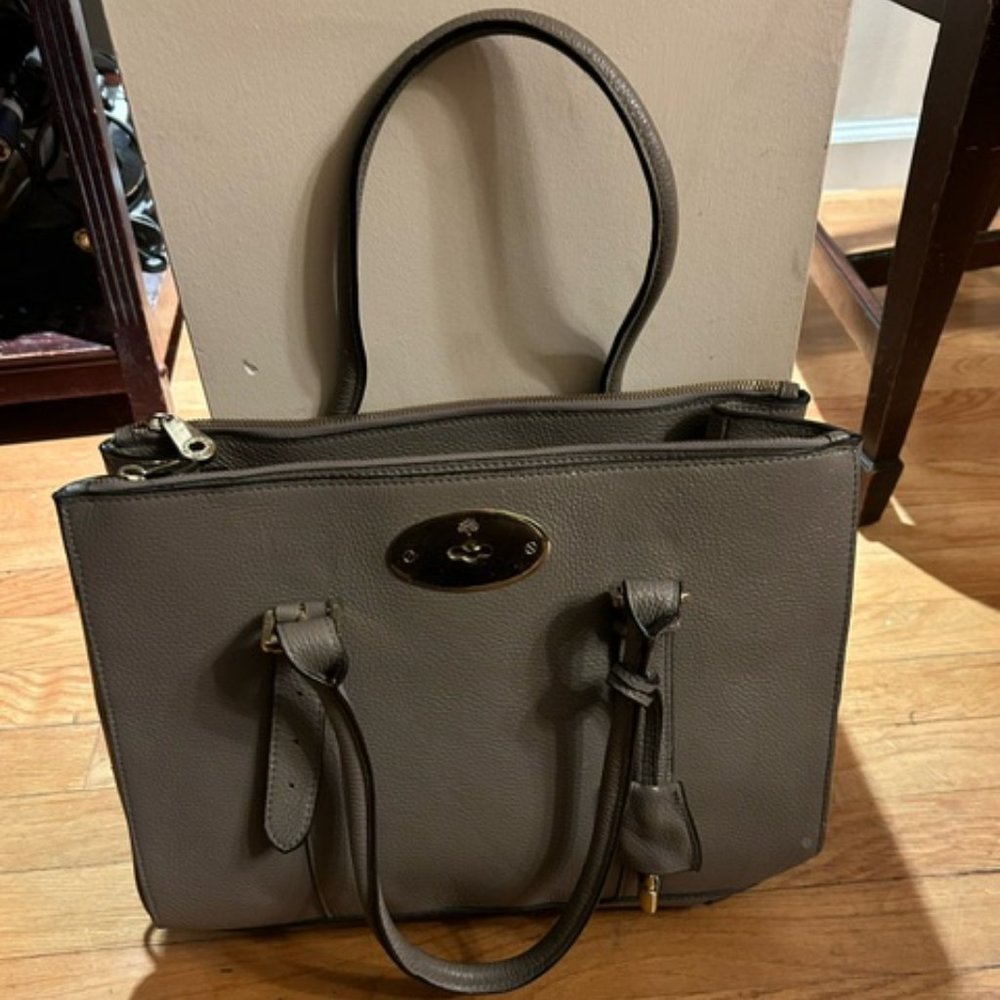 Mulberry Double Zip Top Satchel